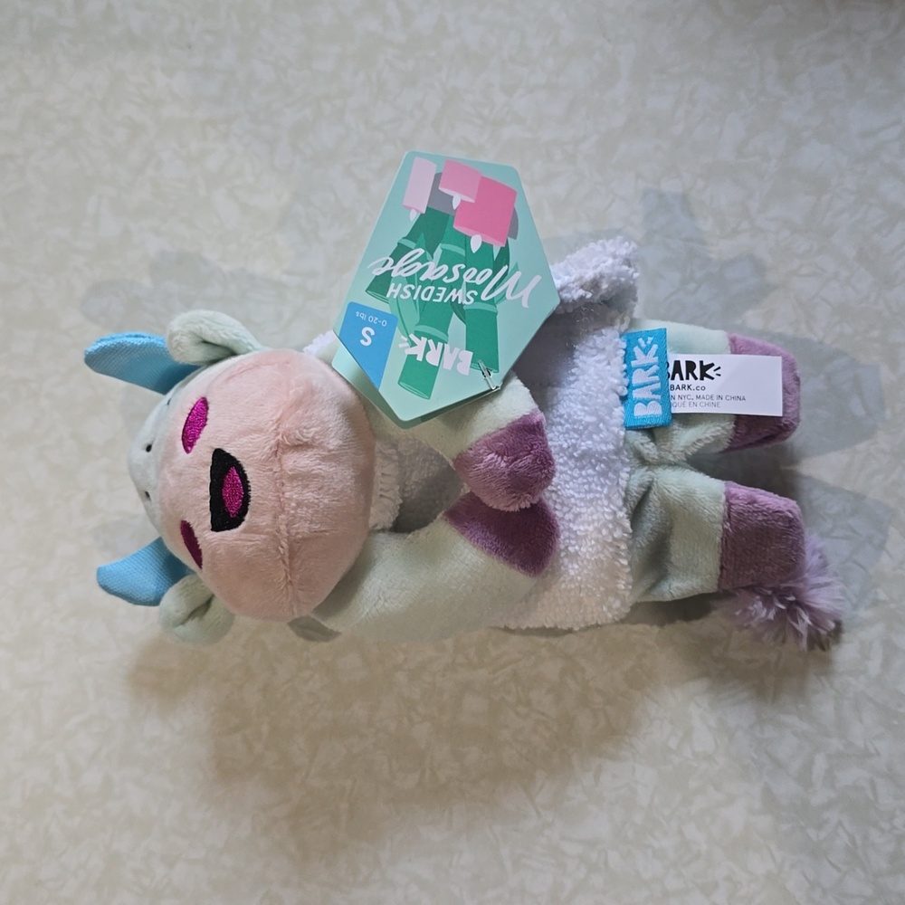 Bark Swedish Moosage‎ Dog Toy NWT Small 0-20 Pounds
